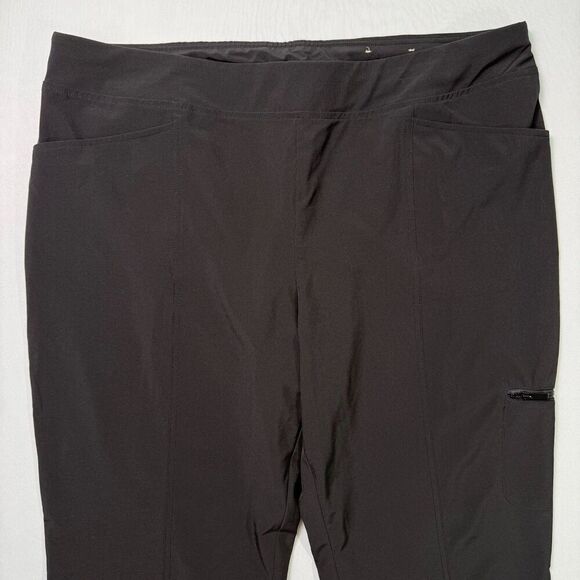 Chico's Zenergy Athletic Pants Sz 3.5S (18S) Pull On Stretch Straight Leg Black - Picture 4 of 12